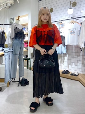 ゆーみさん（レディース・154cm）の夏コーディネート