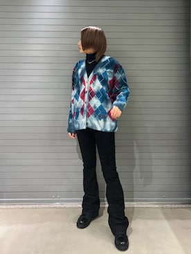 「DIESEL京都ポルタ」｜MIOさん（レディース・158cm）の秋コーディネート