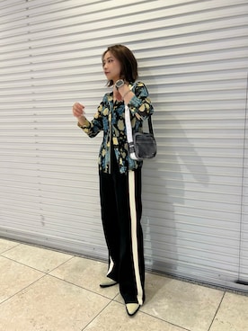 「DIESEL京都ポルタ」｜MIOさん（レディース・158cm）の春コーディネート