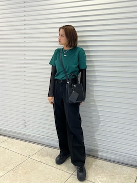 「DIESEL京都ポルタ」｜MIOさん（レディース・158cm）の春コーディネート