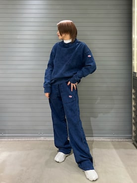 「DIESEL京都ポルタ」｜MIOさん（レディース・158cm）の秋コーディネート