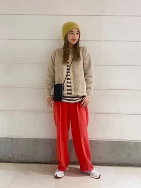 「patagonia」｜「アイテム（財布/小物）」を使った、miyamotoさん（レディース・164cm）の秋コーディネート