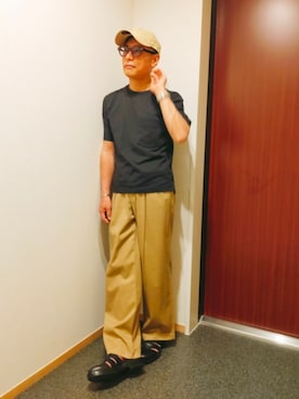 「JINS（ジンズ）のアイテム」を使った、atunndoさん（メンズ・170cm）の夏コーディネート