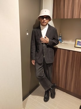 「GUコーデ」｜「アイテム（その他アウター）」を使った、atunndoさん（メンズ・170cm）の冬コーディネート