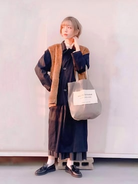 Tane🌷さん（レディース・161cm）の冬コーディネート