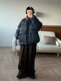 ジャケット・アウター [ai] Check padded jacket epnok（エプノック）の「【EPNK】Check padded jacket /チェック