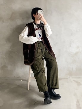 Tane🌷さん（レディース・161cm）の秋コーディネート