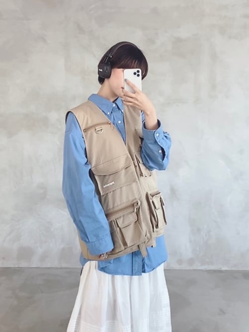 BEAMS BOY / コットン ローン タック ギャザースカート BEAMS BOY（ビームスボーイ）の「BEAMS BOY / コットン ローン