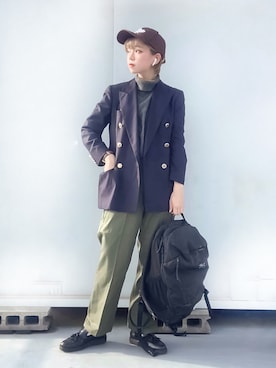 Tane🌷さん（レディース・161cm）の冬コーディネート