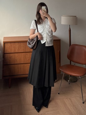 「MUHET（ミュエータ）のアイテム」を使った、Tane🌷さん（レディース・161cm）の夏コーディネート
