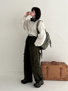 Tane🌷さん（レディース・161cm）の冬コーディネート