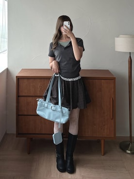 「MUHET（ミュエータ）のアイテム」を使った、Tane🌷さん（レディース・161cm）の夏コーディネート