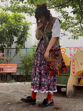 「Lattice（Lattice）のアイテム」を使った、すずさん（レディース・158cm）の夏コーディネート