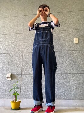 オールインワン サロペットを使った ワークマン のメンズ人気ファッションコーディネート Wear