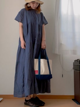 まぁこさん（レディース・160cm）の夏コーディネート