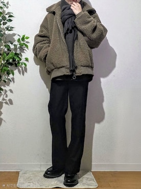 「CIASENSE（シアセンス）のアイテム」を使った、HIBIKI　さん（メンズ・164cm）の冬コーディネート