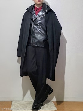 「CIASENSE（シアセンス）のアイテム」を使った、HIBIKI　さん（メンズ・164cm）の冬コーディネート