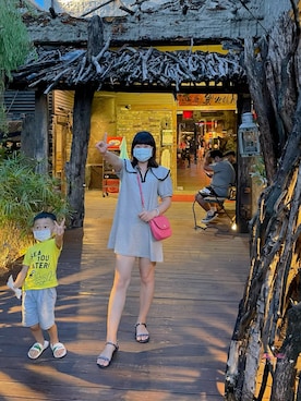 「TOMMY（トミー）のアイテム」を使った、Ting Hui Lin🇹🇼さん（レディース・158cm）の夏コーディネート