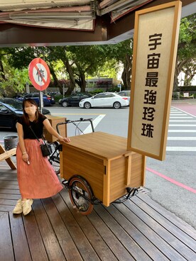 「FREE'S SHOP（フリーズショップ）のアイテム」を使った、Ting Hui Lin🇹🇼さん（レディース・158cm）の秋コーディネート