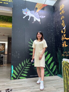 「真夏のアクティブスタイル」｜「アイテム（ワンピース/ドレス）」を使った、Ting Hui Lin🇹🇼さん（レディース・158cm）の夏コーディネート