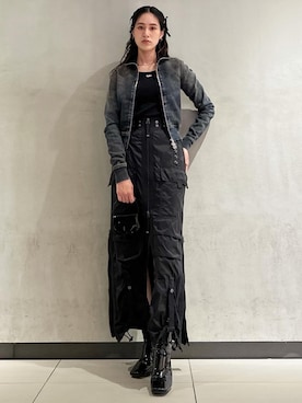 「DIESEL」｜北川 七海 (DIESEL)さん（レディース・166cm）の夏コーディネート