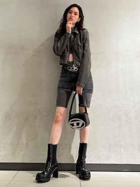 北川 七海 (DIESEL)さん（レディース・166cm）の秋コーディネート