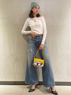 北川 七海 (DIESEL)さん（レディース・166cm）の夏コーディネート