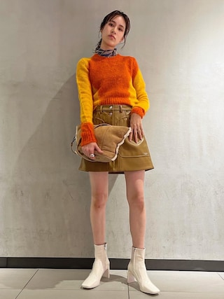 DIESEL ディーゼル　フレアスカート ミニスカート DIESEL（ディーゼル）の「レディース ミニスカート フレア