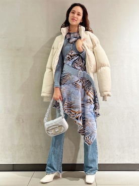 北川 七海 (DIESEL)さん（レディース・166cm）の秋コーディネート