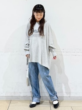 「SOMETHING（サムシング）のアイテム（トップス）」を使った、B:MING by BEAMS WOMENさん（レディース・149cm）の秋コーディネート