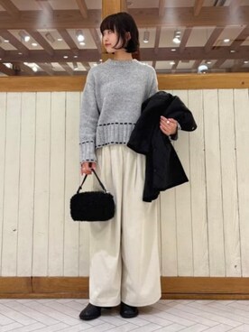B:MING by BEAMS WOMENさん（レディース・153cm）の冬コーディネート
