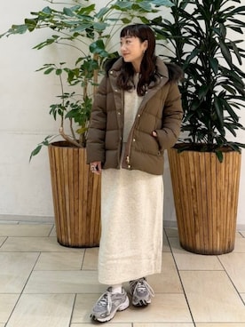 「ワンピース×スニーカー」｜「アイテム（ジャケット/アウター）」を使った、B:MING by BEAMS WOMENさん（レディース・149cm）の秋コーディネート