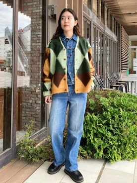 「カーディガンコーデ」｜「アイテム（ブルゾン）」を使った、B:MING by BEAMS WOMENさん（レディース・165cm）の秋コーディネート