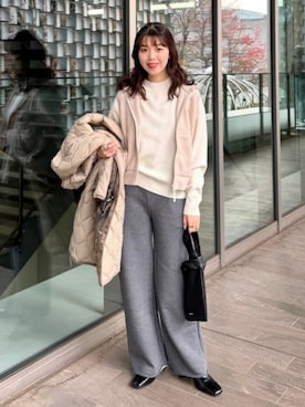 B:MING by BEAMS WOMENさん（レディース・161cm）の冬コーディネート