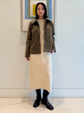 「B:MING by BEAMS（ビーミングバイビームス）のアイテム（ジャケット/アウター）」を使った、B:MING by BEAMS WOMENさん（レディース・166cm）の秋コーディネート