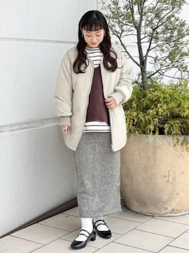 「アイテム（ブルゾン）」を使った、B:MING by BEAMS WOMENさん（レディース・149cm）の秋コーディネート