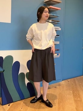 「B:MING by BEAMS（ビーミングバイビームス）のアイテム（スウェット）」を使った、B:MING by BEAMS WOMENさん（レディース・165cm）の春コーディネート