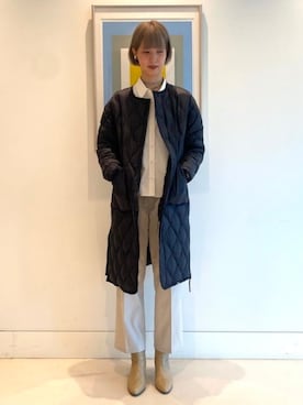 「Gramicci（グラミチ）のアイテム（ジャケット/アウター）」を使った、B:MING by BEAMS WOMENさん（レディース・173cm）の秋コーディネート