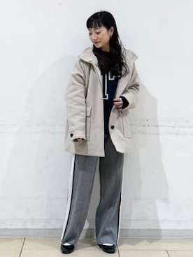 「アイテム（その他アウター）」を使った、B:MING by BEAMS WOMENさん（レディース・149cm）の秋コーディネート