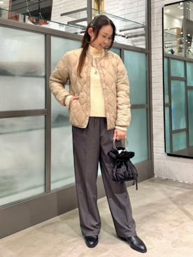 B:MING by BEAMS WOMENさん（レディース・156cm）の冬コーディネート