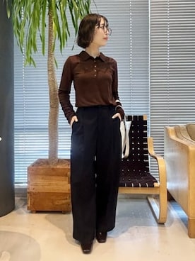 「アイテム（ポロシャツ）」を使った、B:MING by BEAMS WOMENさん（レディース・160cm）の夏コーディネート