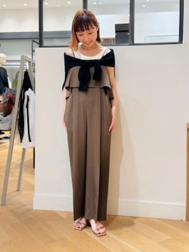 「アイテム（つなぎ/オールインワン）」を使った、B:MING by BEAMS WOMENさん（レディース・159cm）の夏コーディネート