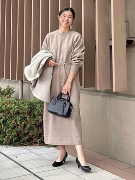 B:MING by BEAMS WOMENさん（レディース・161cm）の冬コーディネート