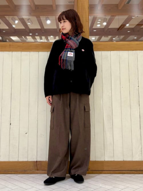 DANTON / ノーカラー フリース ジャケット（ノーカラージャケット