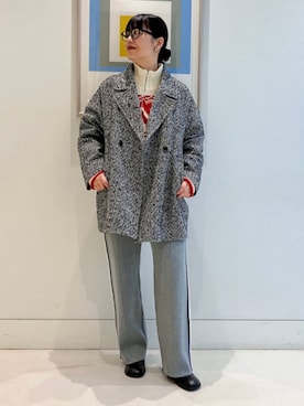 「アイテム（その他アウター）」を使った、B:MING by BEAMS WOMENさん（レディース・160cm）の秋コーディネート