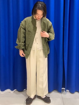 「アイテム（ブルゾン）」を使った、B:MING by BEAMS WOMENさん（レディース・155cm）の春コーディネート
