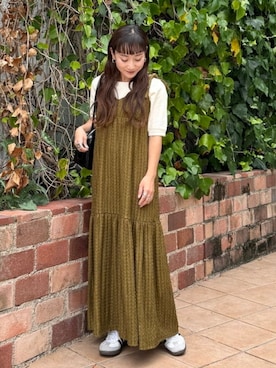 「B:MING by BEAMS（ビーミングバイビームス）のアイテム（ニット/セーター）」を使った、B:MING by BEAMS WOMENさん（レディース・149cm）の秋コーディネート