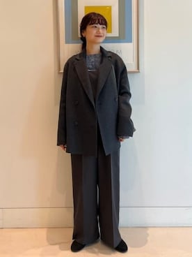 「アイテム（つなぎ/オールインワン）」を使った、B:MING by BEAMS WOMENさん（レディース・160cm）の秋コーディネート