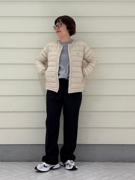 「LACOSTE（ラコステ）のアイテム」を使った、B:MING by BEAMS WOMENさん（レディース・148cm）の秋コーディネート