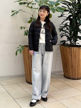 「アイテム（ダウンジャケット/コート）」を使った、B:MING by BEAMS WOMENさん（レディース・149cm）の秋コーディネート
